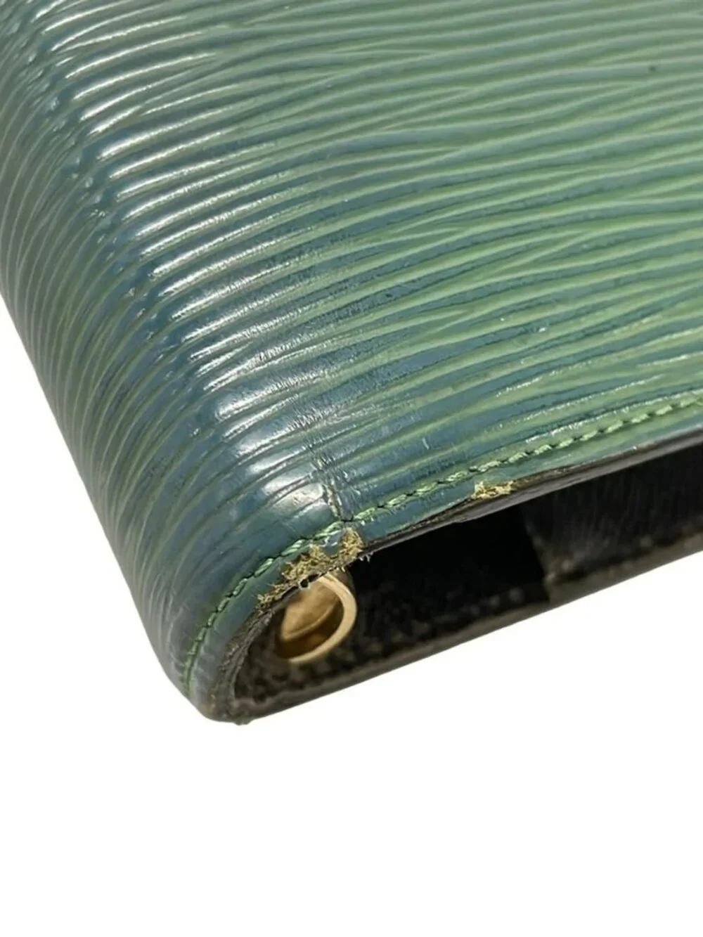 LOUIS VUITTON Agenda MM R20044 Borneo Green Epi SP0936 Agenda Leather